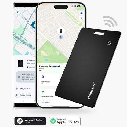 RhinoKey slim rechargeable smartcard wallet tracker